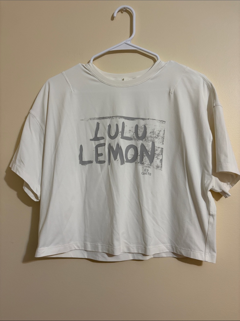 Lululemon Abrasion-Resistant Training T-Shirt *Ed Curtis
White